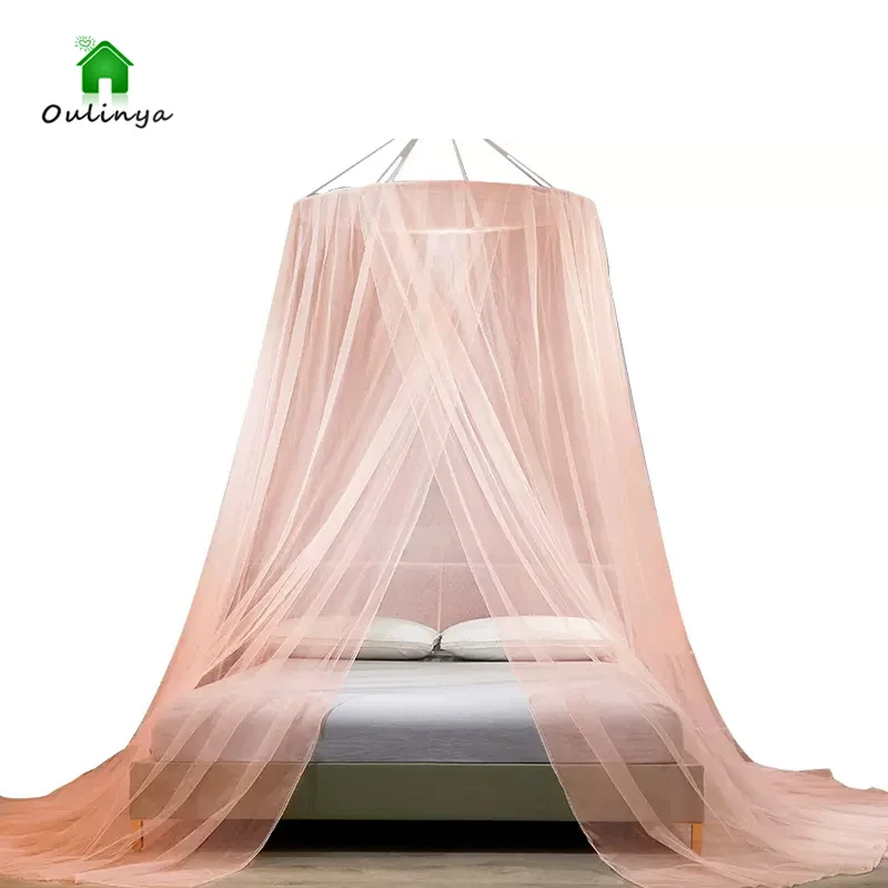 

Dome Suspended Mosquito Net New Home Bedroom Advanced Installation Free Old Children's Pattern Net Princess