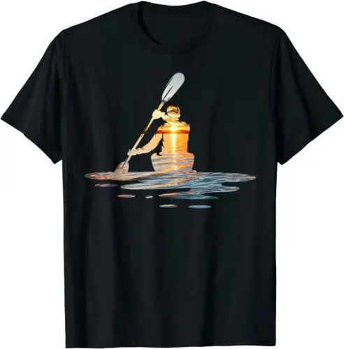 Kayaking Silhouette Kayak Kayaker T-Shirt