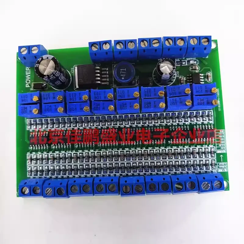 8-Channel Current Voltage Module, Multi-Channel Signal Conversion, Conditioning, 4 ~ 20mA to 0 ~ 5V, 10V Transmitter