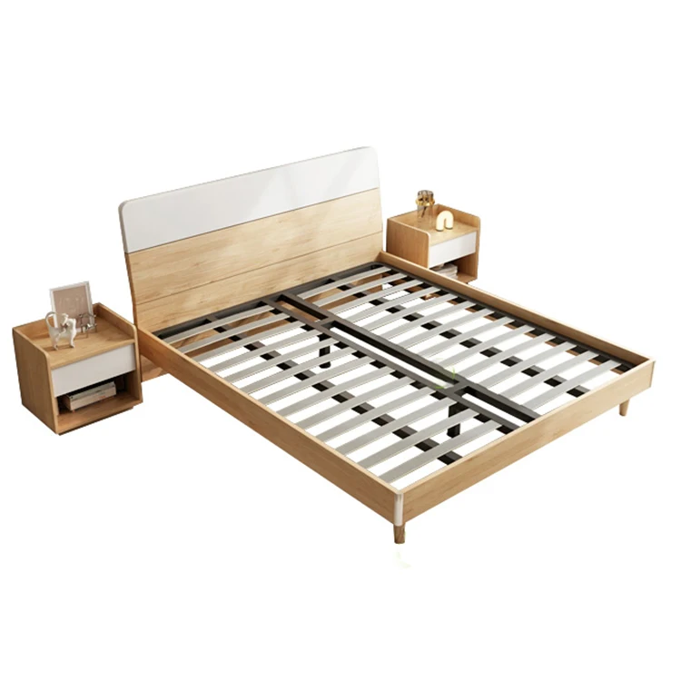 *Master Bedroom Space Saving Bed 1.5 M Panel Bed 1.8 High Box Storage Full Bed Frame With Storage
