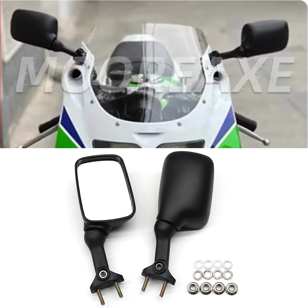 Accesorios para motocicleta, espejos retrovisores para Suzuki 78A GSF400, Kawasaki ZXR250 ZXR400 ZXR 400 ZX-9R modelo antiguo