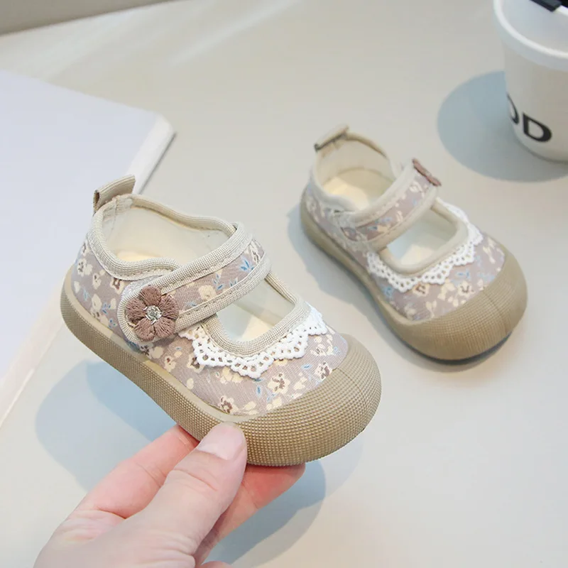 Baby Walking Shoes Round Toes Soft Bottom Kids Flat Shoes Toes Capped 2026 Brand New Toddler Casual Shoes Soft Sole