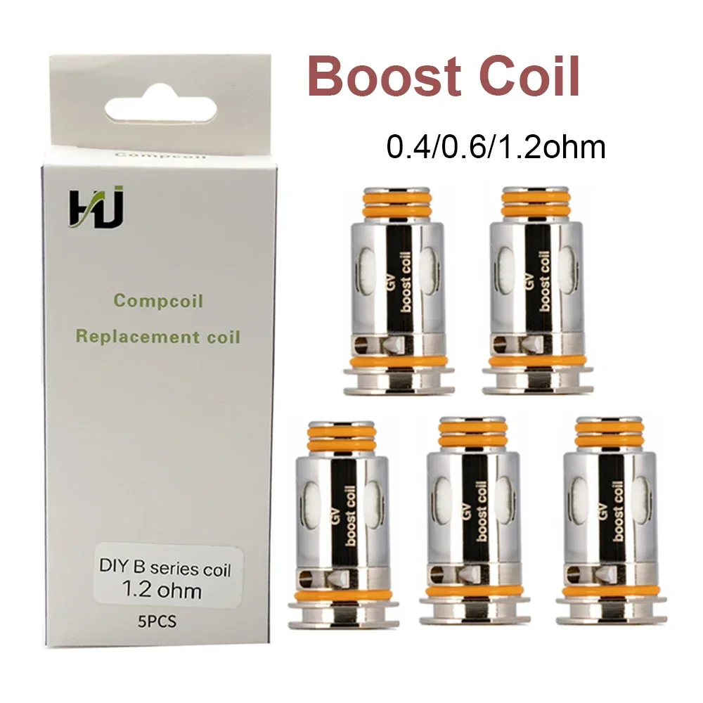 RunVape 5 unidades/caixa Aegis Boost Coil Série B KA1 0,2ohm 0,4ohm 0,6ohm Bobinas de malha MTL para GV Boost Pods Zeus Nano Tank