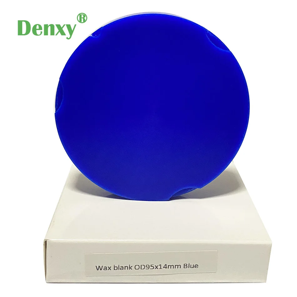 

5pcs Dental Wax Block 95mm Blue wax block for Zirkonzahn System Lab Wax Disk Dental Discs ZZ system cad cam tooth carving wax