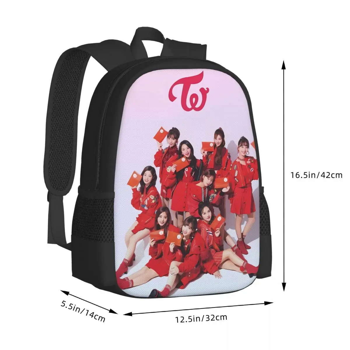 Kpop TWICE Girl Group Travel Laptop Backpack Bookbag Casual Daypack College School Computer Bag for Women & Men