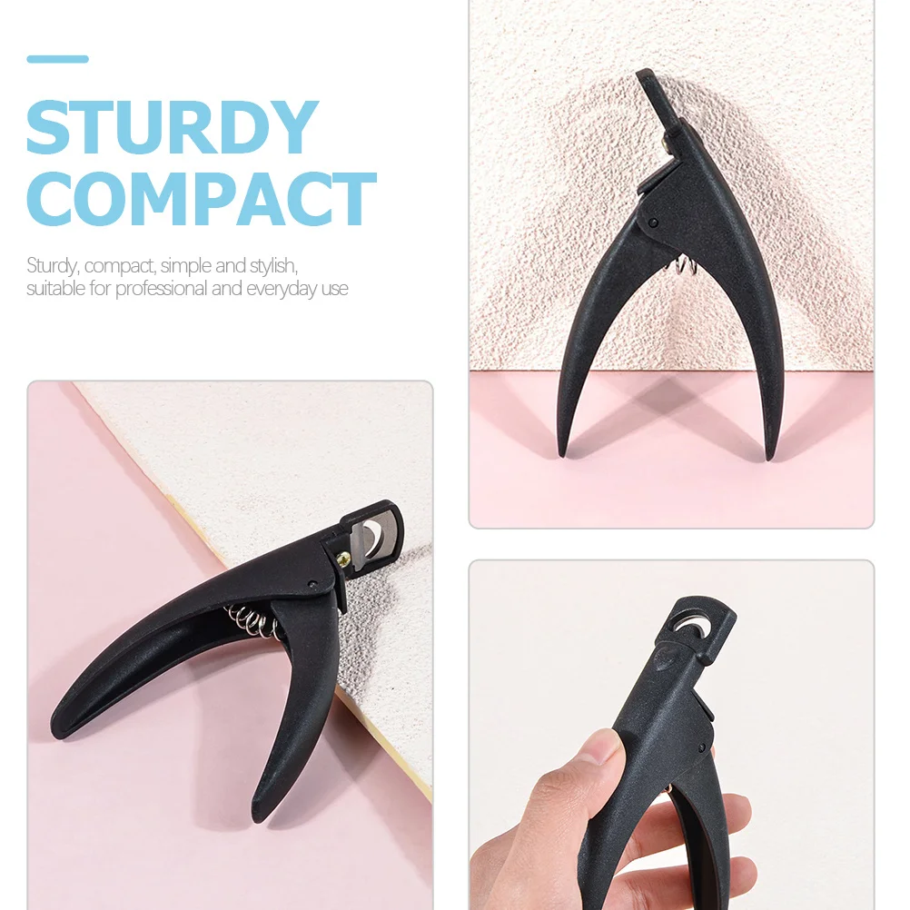 

3Pcs Nail Clipper Stainless Steel U Shape Heavy Duty Nail Cutter for Fake Tips French Manicure Pedicure Trimmer
