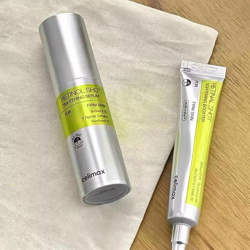 Korean Retinal Celimax Set Firming Enhancer Hydrating Shot Tightening Booster Face Cream Eye Serum Shrink Dark Circles Repair