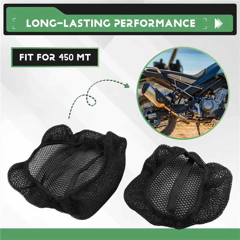 最先端のオートバイ保護クッションシートカバー 3D ネットシートカバー CFMOTO 700MT 生地サドルシートカバー