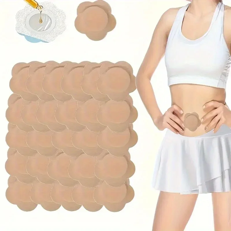 

100pcs Navel Pads - Breathable, Adhesive Belly Button Patch for Abdomen, Arms & Thighs - Ideal for Post-Surgery Recovery