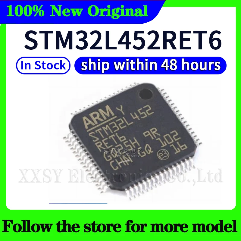

STM32L452RET6 In stock 48 hours ship