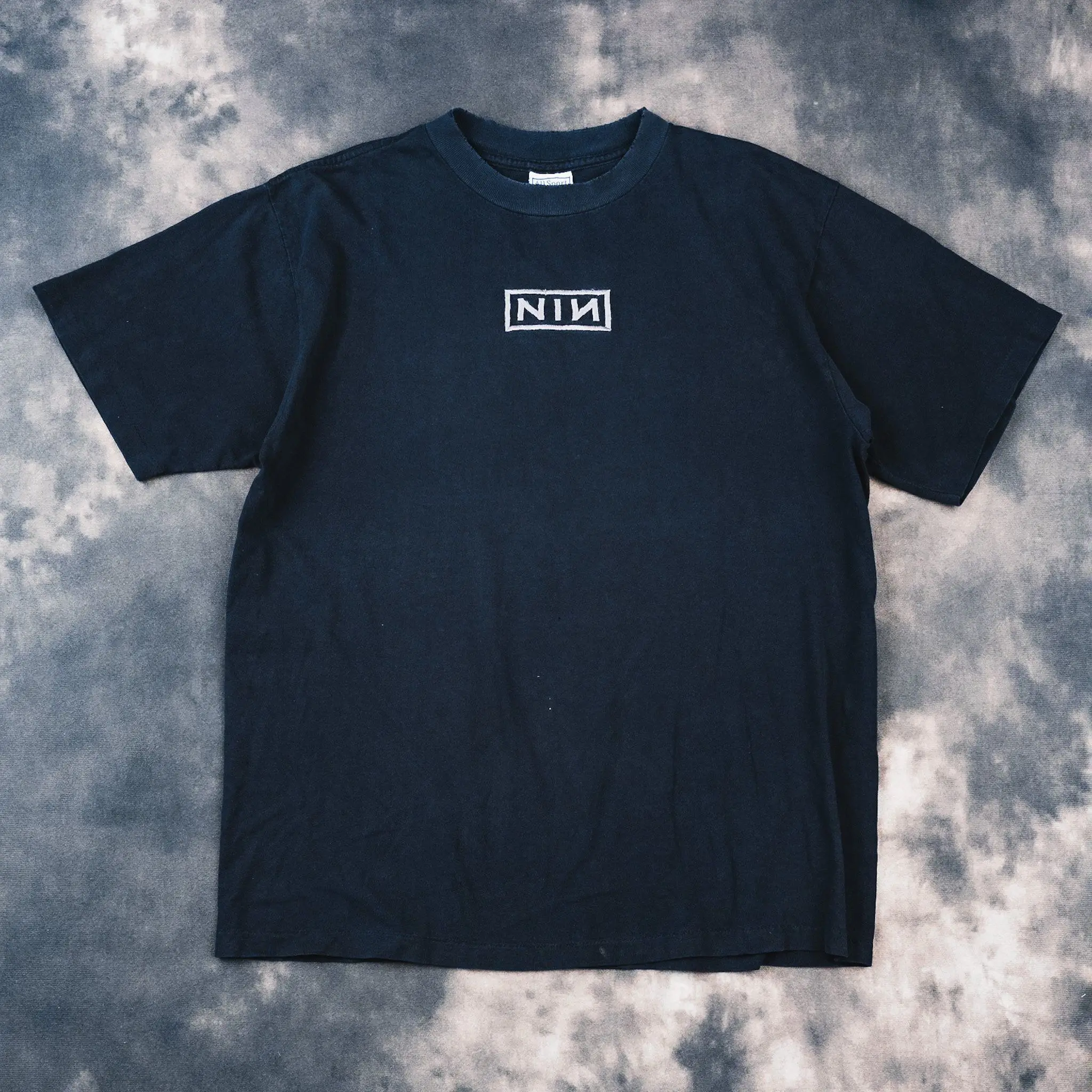 NIN Band Nine Inch Nails' High Street Rock Y2K Heavyweight Men's and Women's Couple-style Short-sleeved T-shirt