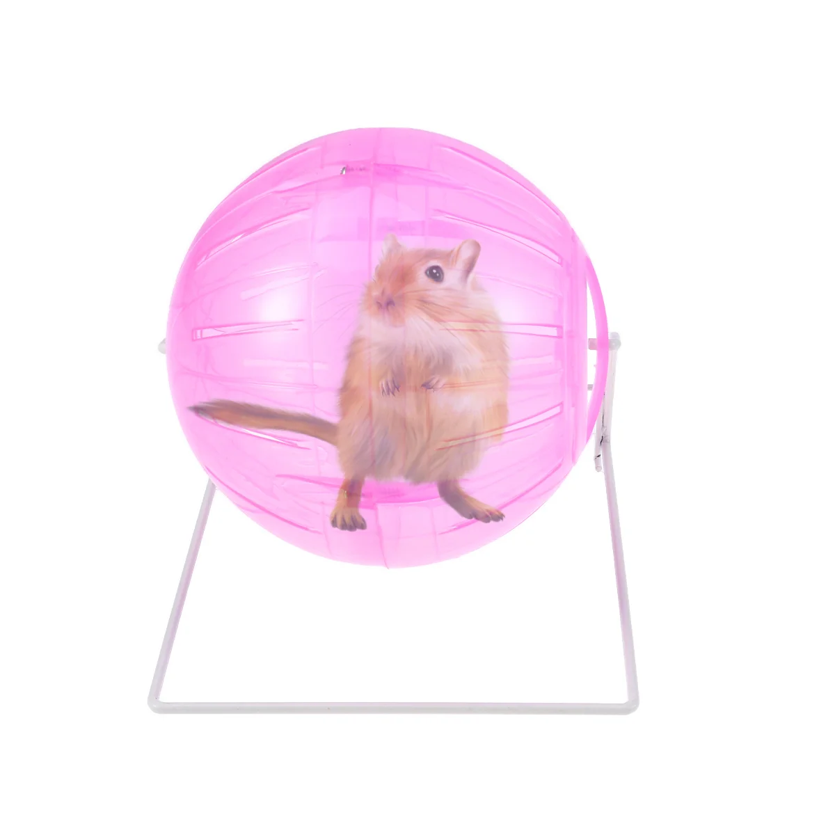 Workout Balls for Exercise Guinea Pig Toy Hamster Running Silent Wheel Pink Fitness