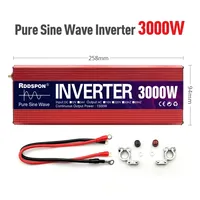 Pure Sine Wave Inverter DC 12V 24V to AC 220V 110V Inverter 1000W/1600W/2200W/3000W Voltage Converters Car Solar Power Inverters