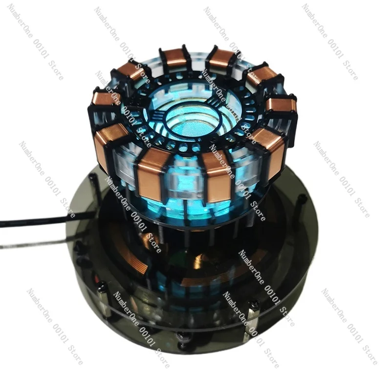 Magnetic Levitation Reactor Creative Ornaments Assembled Model Figures Newly Upgraded Creative Gift Desktop Ornaments