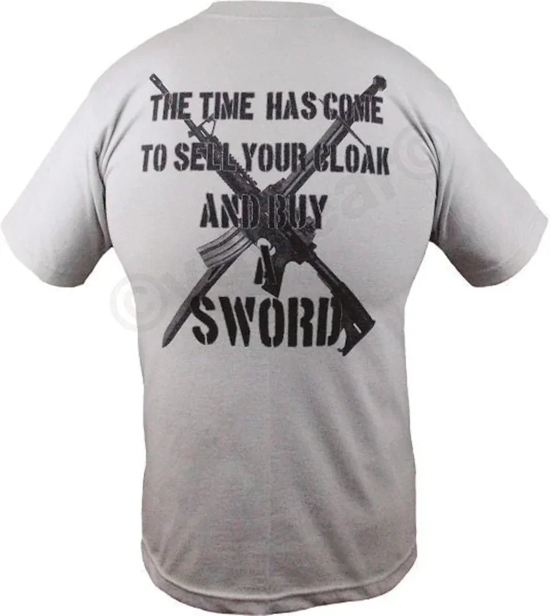 Sword, Short Sleeve 100% Cotton Casual T-shirts Loose Top Size S-3XL. Pro Gun, 2nd Amendment, Spec-Ops, Special Forces