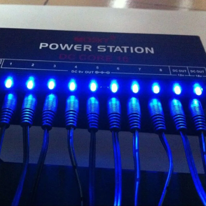 Multiplexer Power Supply, Electric Guitar Single-piece Ten-way 10-line 9V DC Adapter, Stable Voltage Regulation