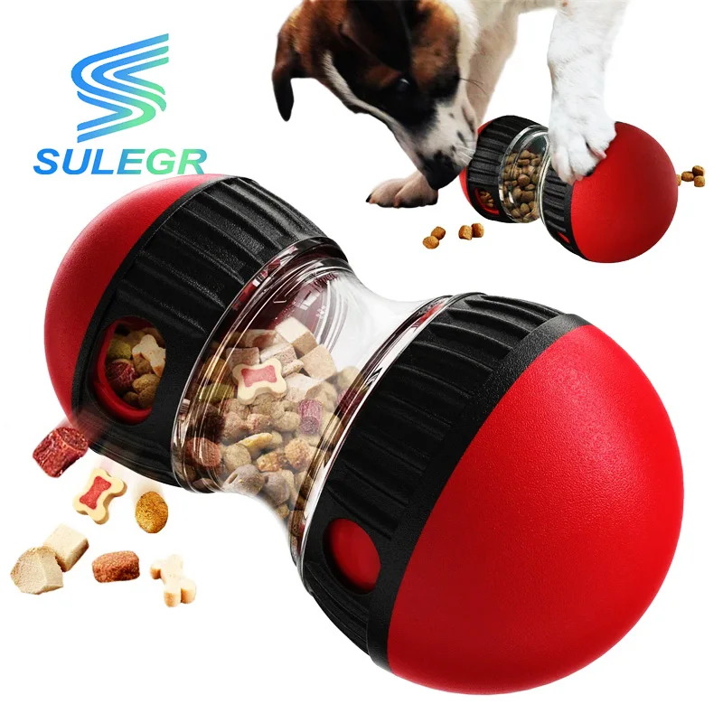 Dog Toys Increase Intelligence Elliptical Track Rolling Ball Leaky Food Develop Good Habits Sturdy Durable Interactive Pet Toys