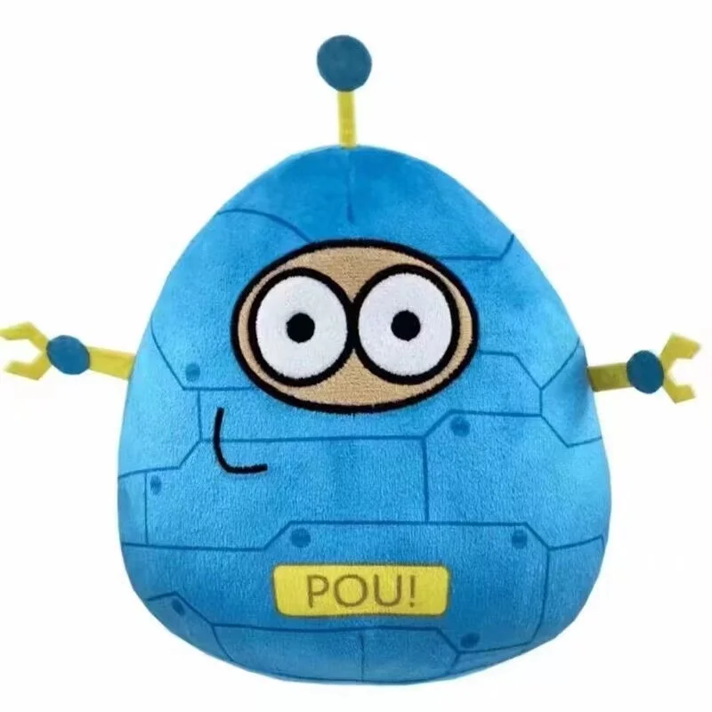 Alien Pou knuffel, zwarte hoed Gentleman Pou pluche, Alien gevulde pop verjaardag Pasen kinderdag Halloween kerstcadeau