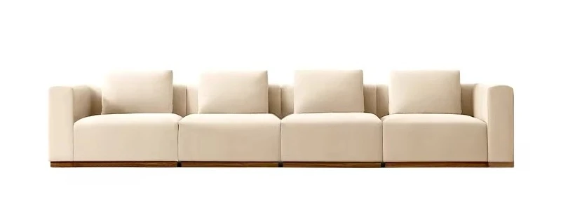 RhSupplier Contract Modular Sofa Set- Custom Performance Linen & Deep Seating | North American Factory Direct Rh Furniture