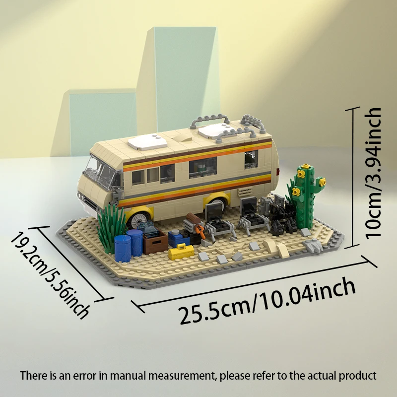 Brechen schlechte Auto Bausteine kreative Haus Van Bausteine Kit Modell für Geschenke pädagogische DIY Baukasten Spielzeug