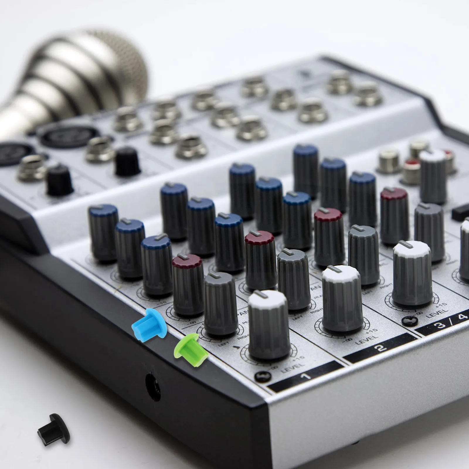 

50Pcs Audio Port Dust Plugs Silicone Reusable Headphone Jack Protectors Anti Speaker Microphone Laptop