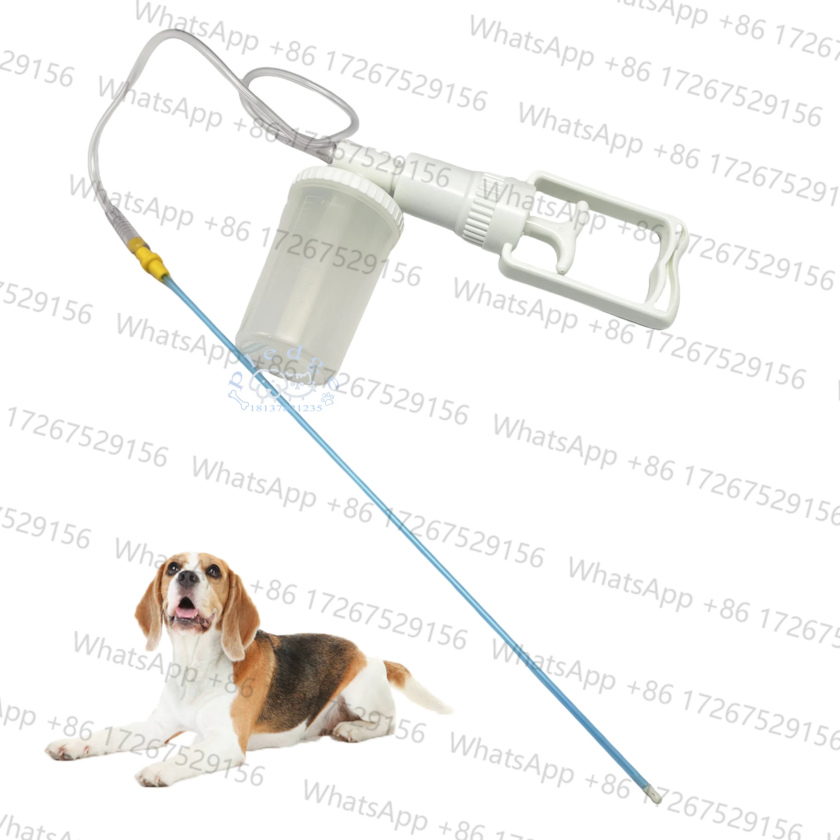 Pet Animal Cat Dog Manual Negative Pressure Uterine Lavage Device (200ml) – Postpartum & Anti-Inflammatory Cleaning