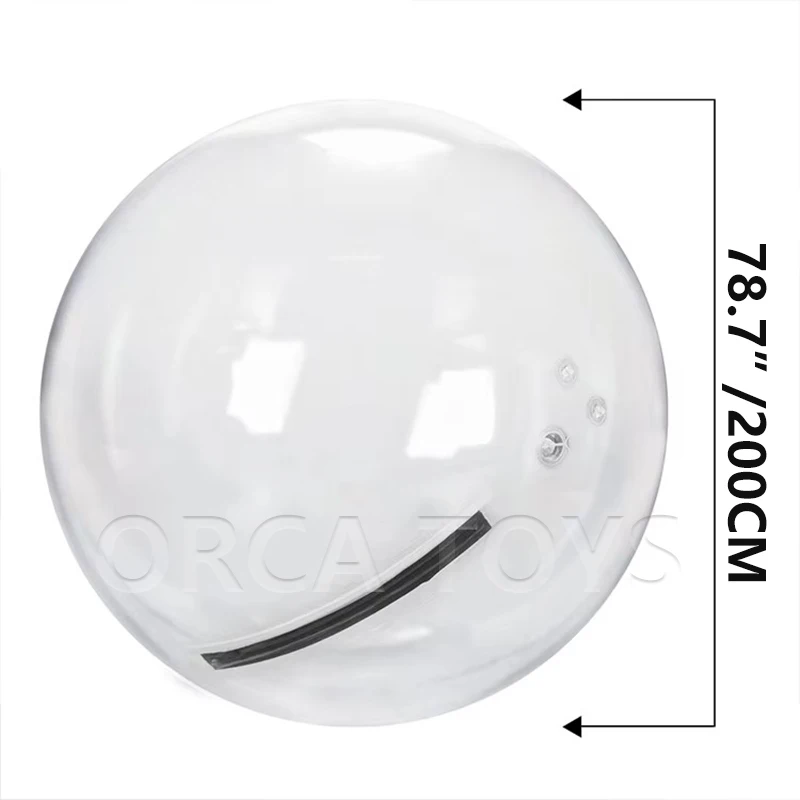 حمام سباحة قابل للنفخ داخلي شفاف عالي الجودة وحديقة مائية كرة مائية شفافة قابلة للنفخ #2