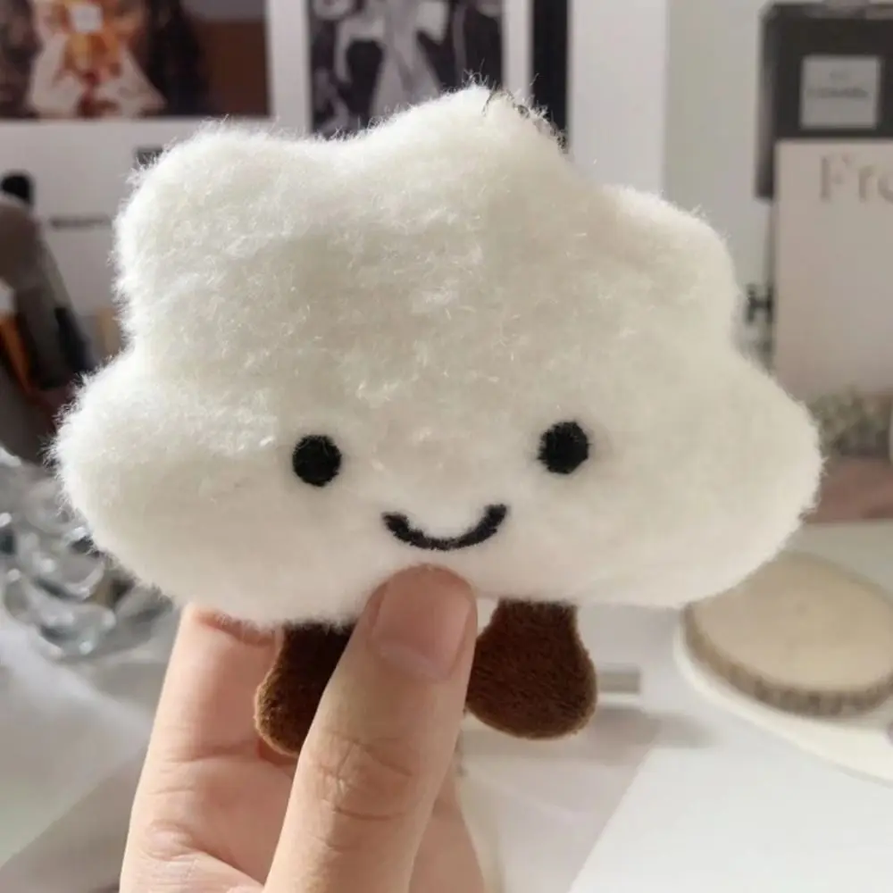 Funny Plush Cloud Pendant Stuffed Toy Soft Bag Pendant Hanging Ornament Backpack Key Ring Bag Accessories