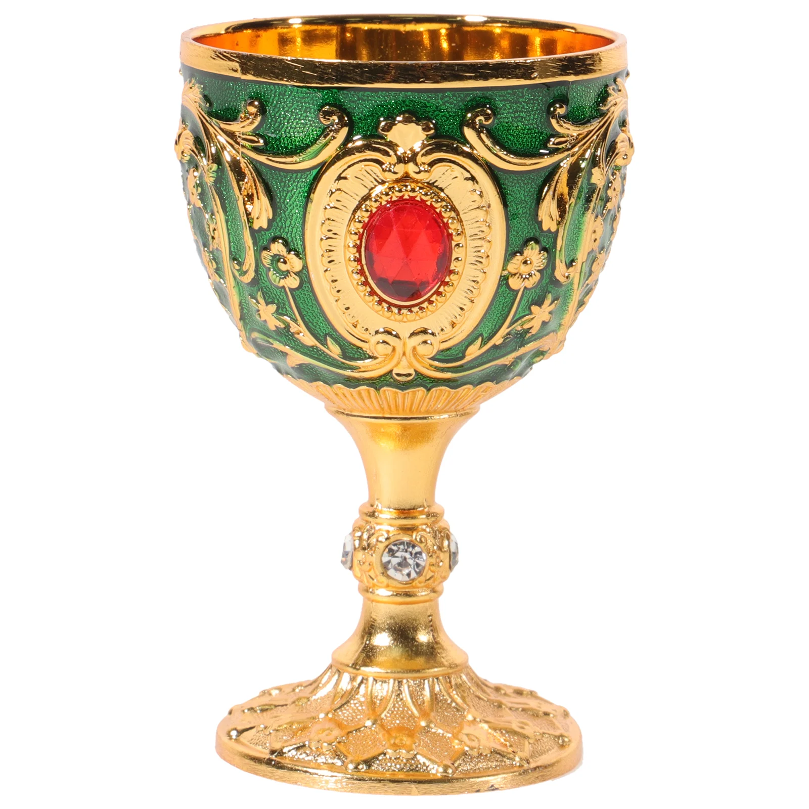 

Small Handless Winecup Communion Cups Anti-break Retro Whiskey Offering European Style Alloy Metal Drink Bride Compact