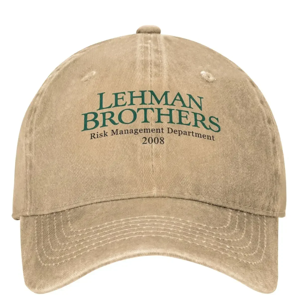 Lehman Brothers Risk Management Casual Baseball Cap Spring Bank Bankruptcy Trucker Hat Fishing Snapback Cap  Adult Baseball Caps