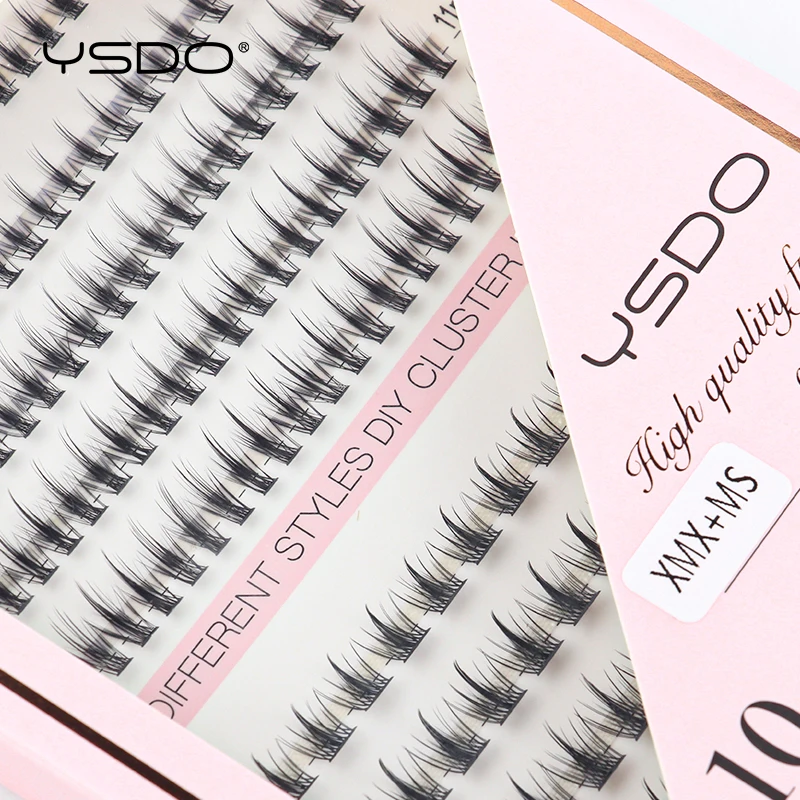 YSDO 6/10 Rows Mix Eyelashes Individual DIY False Lashes Cluster Natural Segmented Fake Eyelash Extension Bundles Makeup Tools