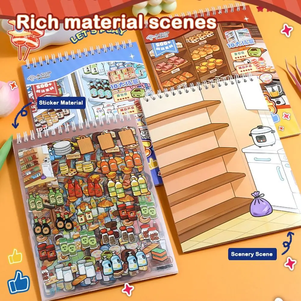 

Миниатюрные 3D-наклейки для создания ландшафтов: лесные пейзажи, карманный размер, DIY, для снятия стресса