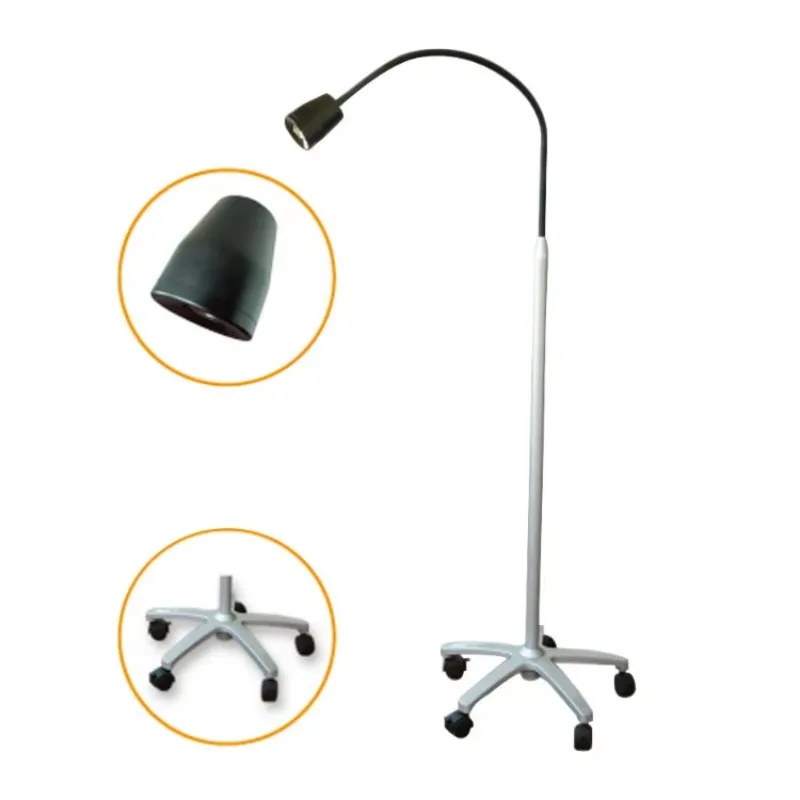JQ-operating Table Side Light Minor Medical Mobile Led Examination Lamp Gooseneck Lamp