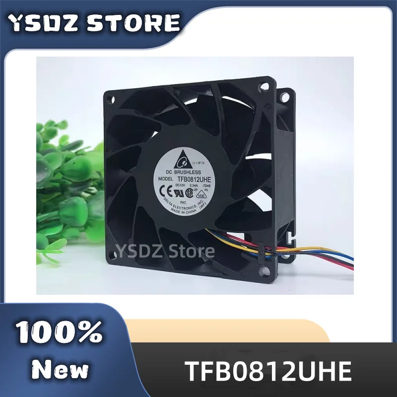 TFB0812UHE 2/3/4-wire DC12V 2.34A 80*80*38MM For Delta New Original Cooling fan Fast Shipping