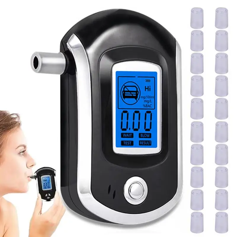 

Alcohol Breathalyzer Tester Accurate Breathalyzer Portable Lcd Alcohol Tester For Personal & Professional Use Home Outdoor Party