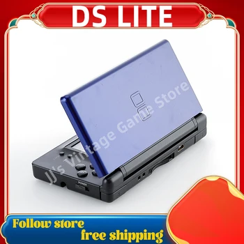 Original Second hand Ds Lite 3.25&quot; Handheld Game Console Arcade Ndsl Retro Game Video Games R4 Card 320*240 Blue Red