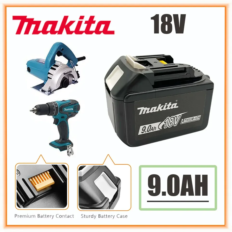 

Makita перезаряжаемая батарея, телефон с индикатором Замена 18V 9.0Ah батарея BL1830 BL1830B BL1840 BL1840B BL1850 BL1850B