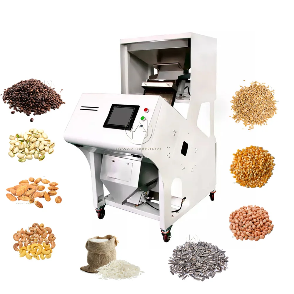 50-8000kg/h Coffee Beans Rice Garin Maize Tobacco Color Sorting Color Sorter Machine Price