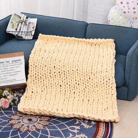 The New Thick Wool Yarn Core Filling Cotton Cored Hand-knitted Machine Washable Can Not Wash Hair