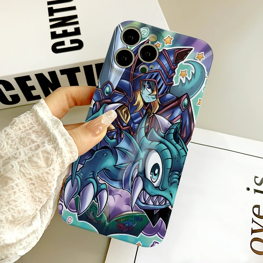 مغامرة أنيمي Y-Yu-G-Gi-O-Oh جراب هاتف FUNDA آيفون 17 16 15 14 13 12 11 Plus Pro Max Mini لامع HD غطاء صلب فيلم #4