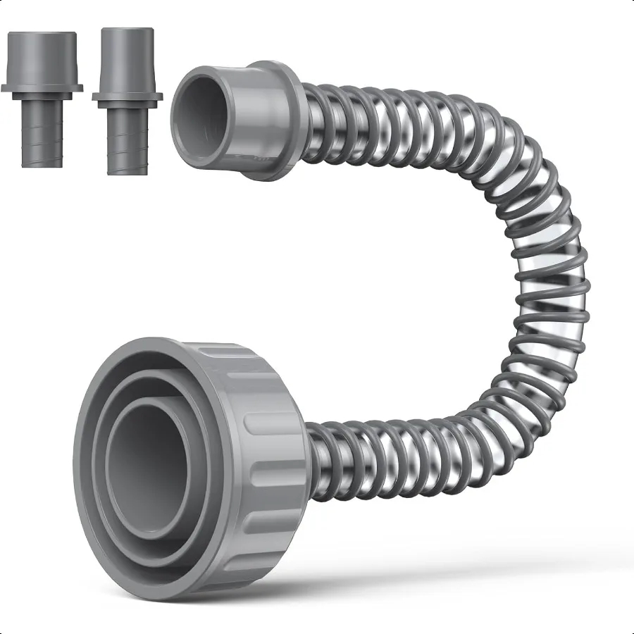 Очиститель сливной линии переменного тока Адаптер для очистки сливной линии конденсата Универсальный адаптер для очистки сливной линии переменного тока, совместимый с большинством ПВХ