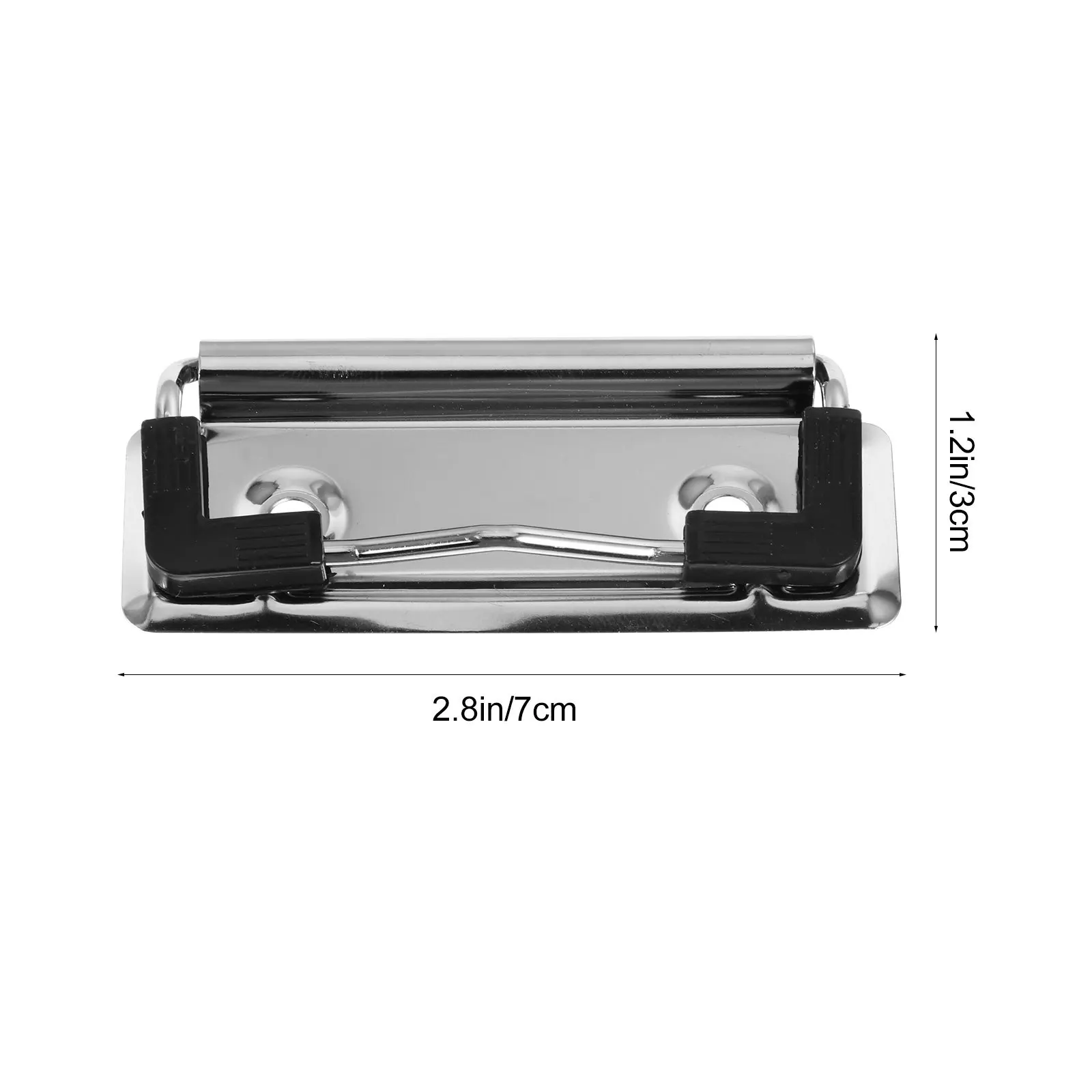 Juego de Clips de Metal para tablero duro, abrazaderas para carpetas de archivos de acción de resorte para aula, oficina, almacenamiento de papelería, exhibición montable, 15 Uds.