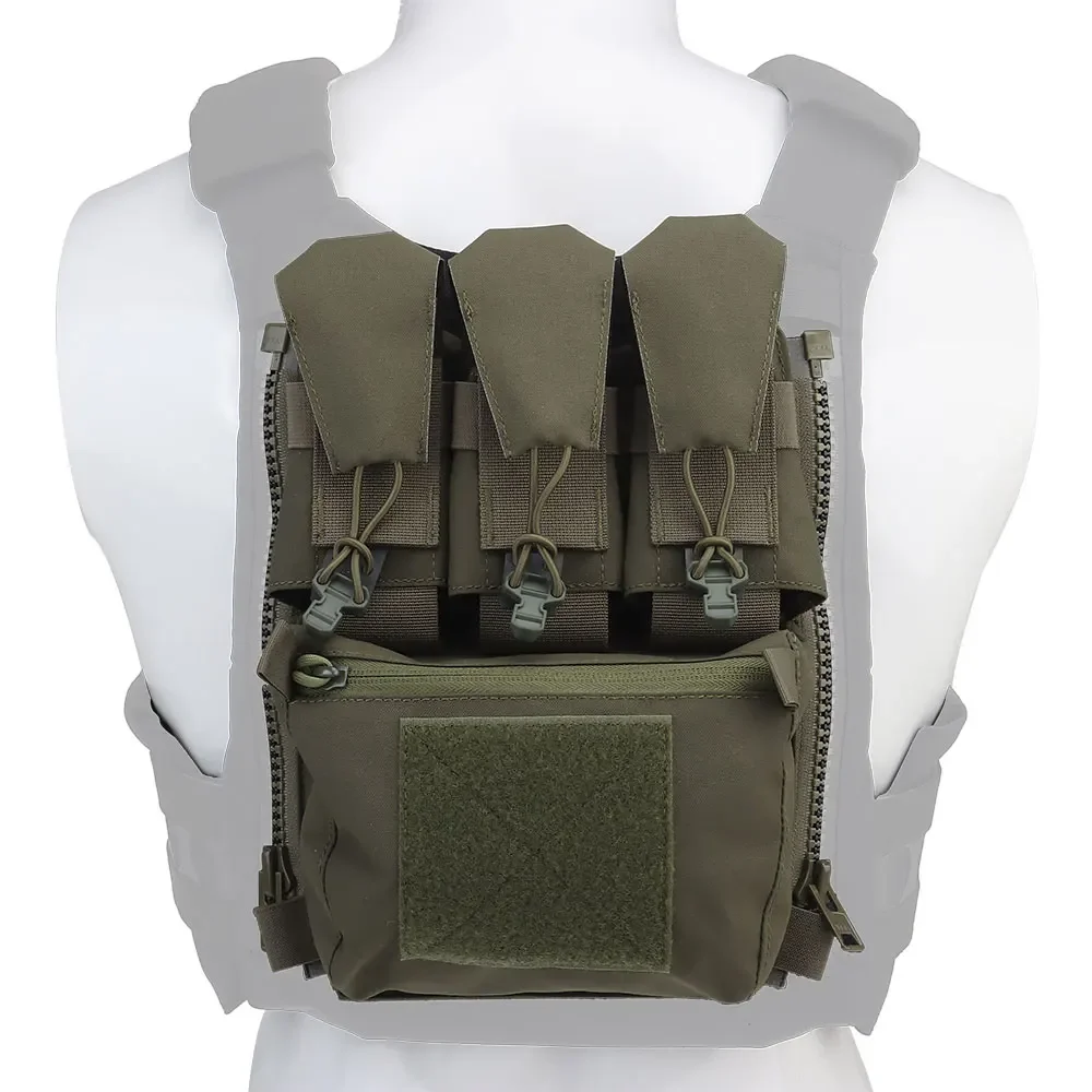 V5 FCPC Rückenplatte mit Reißverschluss, taktische Weste, Rückenplatte, Dreifach-Tasche, Plattenträger, Airsoft-Weste, Erweiterungstasche, Zubehör – Detail 22