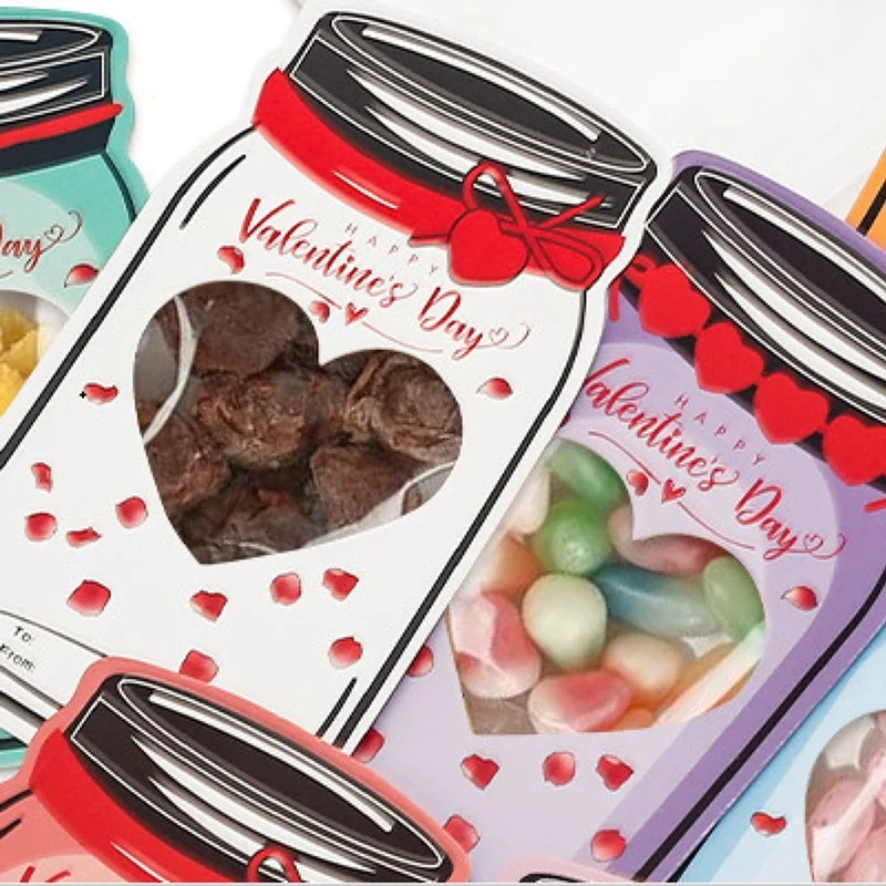 Gift Card 48 Pack Candy Jar School Gift Exchange Cards Bag Set For Classroom Party