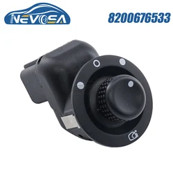 NEVOSA 8200676533 For Renault Clio III Laguna Megane MK2 Car Rearview Rear Mirror Control Switch Electric Adjust Knob 8200109014