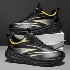 

Men's fashionable casual sports running shoes, anti-slip and wear-resistant, round-head lace-up casual running shoes sneakers
