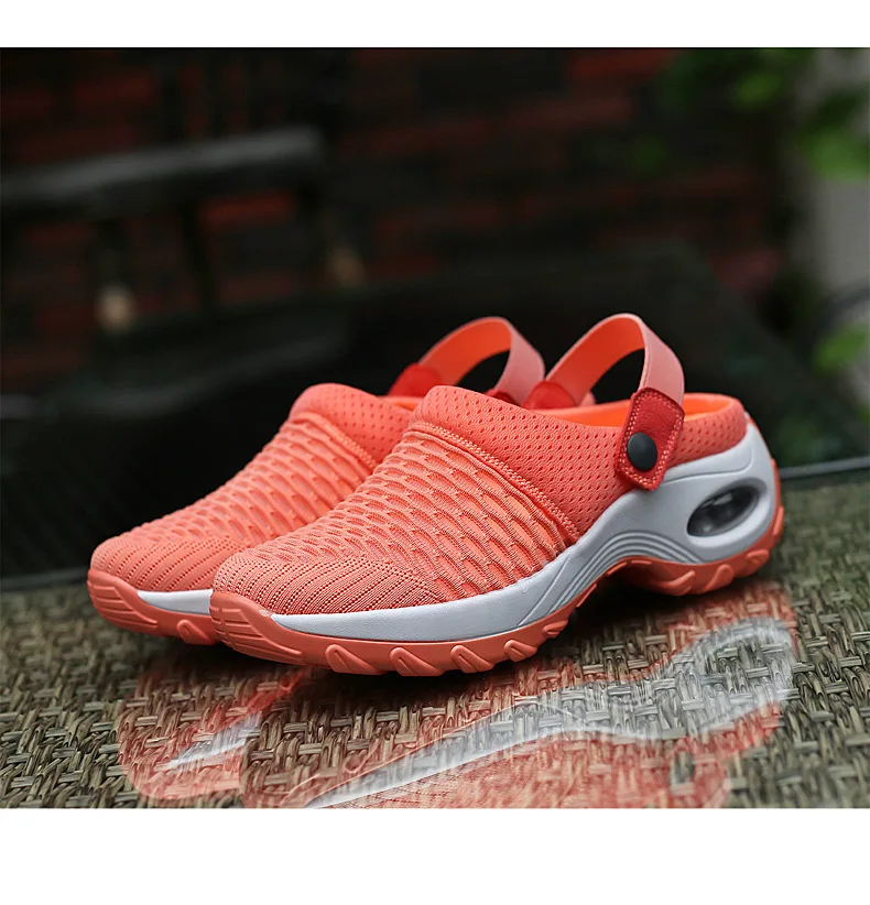 New Women Shoes Casual Increase Cushion Sandals Non-slip Platform Sandal For Women Breathable Mesh Outdoor Walking Slippers