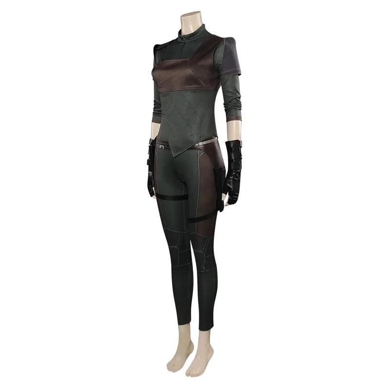 

COSda@Gamora Cosplay Costume Adult Women Fantasy Bodysuit Jumpsuit Vest Belt Gloves Outfits Halloween Carnival Party Disguise Su