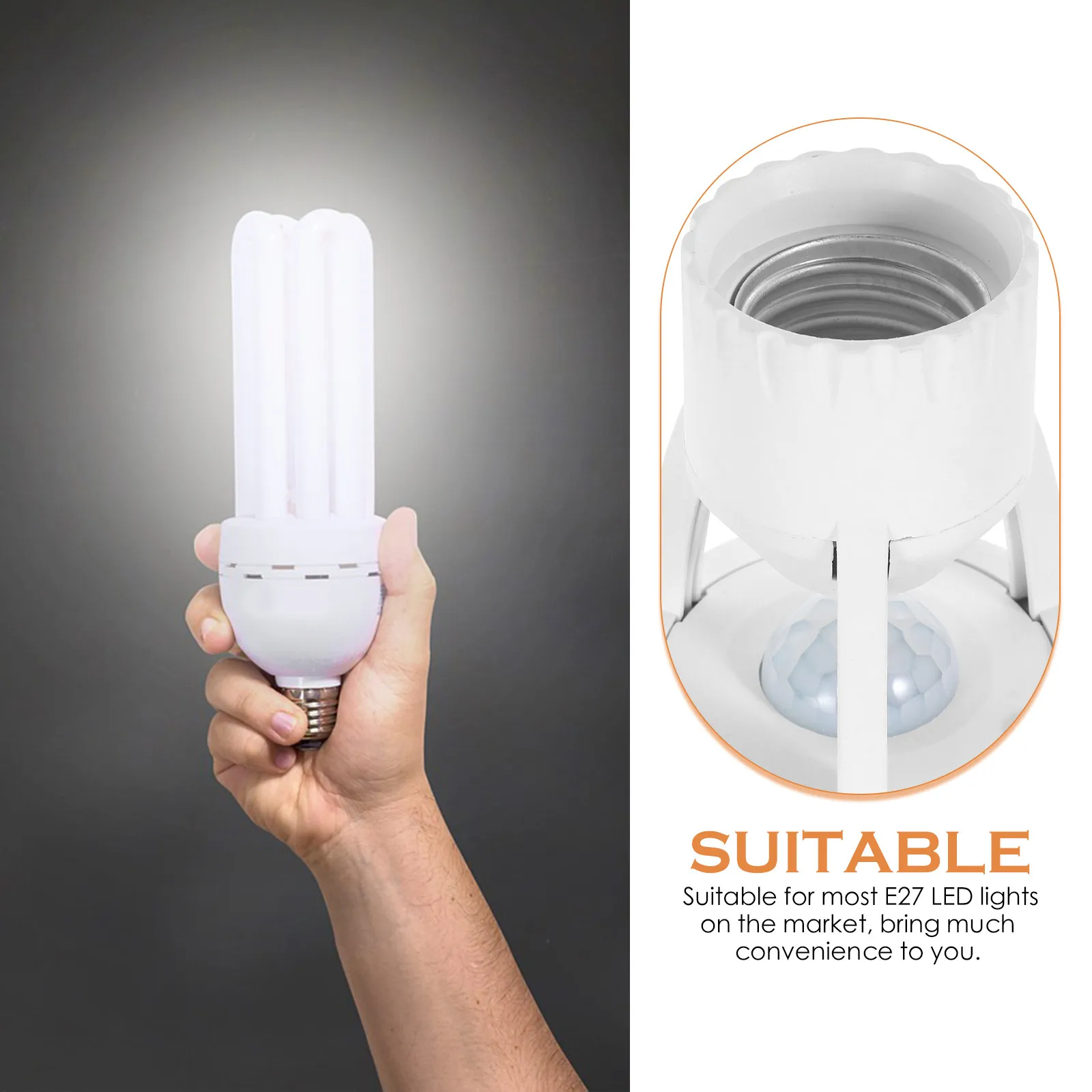 1Pcs E27 Infrared B…