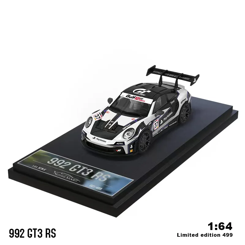 TIME MICRO 1:64 992 GT3 GT Painting Alloy Car Model Model Car Collection& Display& Gift